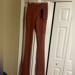 Rose Cargo Super Stacked Jean